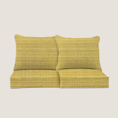 PENGI Outdoor Couch Cushion Set 2 Seats - Bamboo