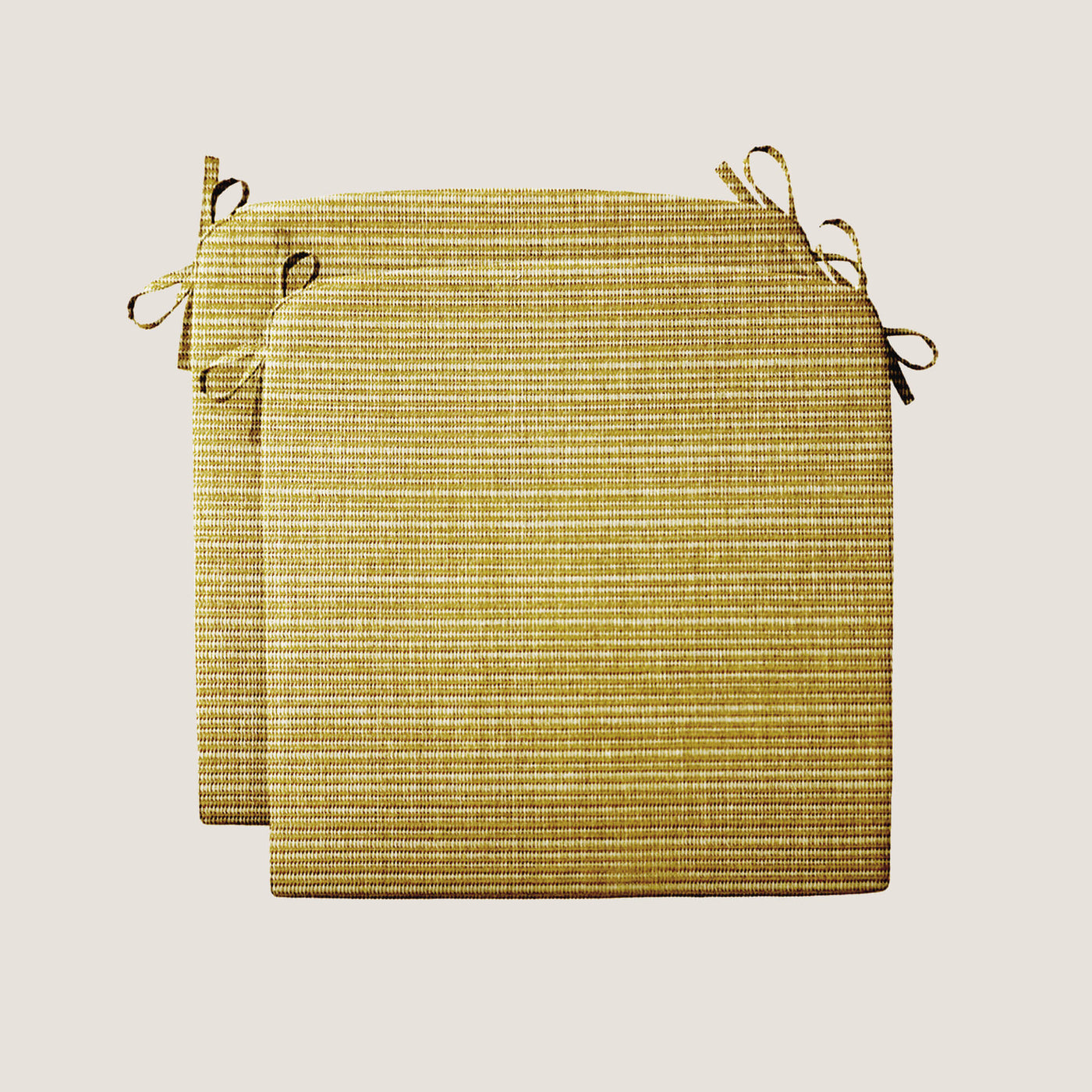 PENGI Dining Seat Cushions Outdoor 2 Packs - Bamboo