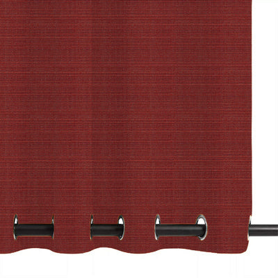 PENGI Outdoor Curtains Waterproof- Bamboo Brick Red