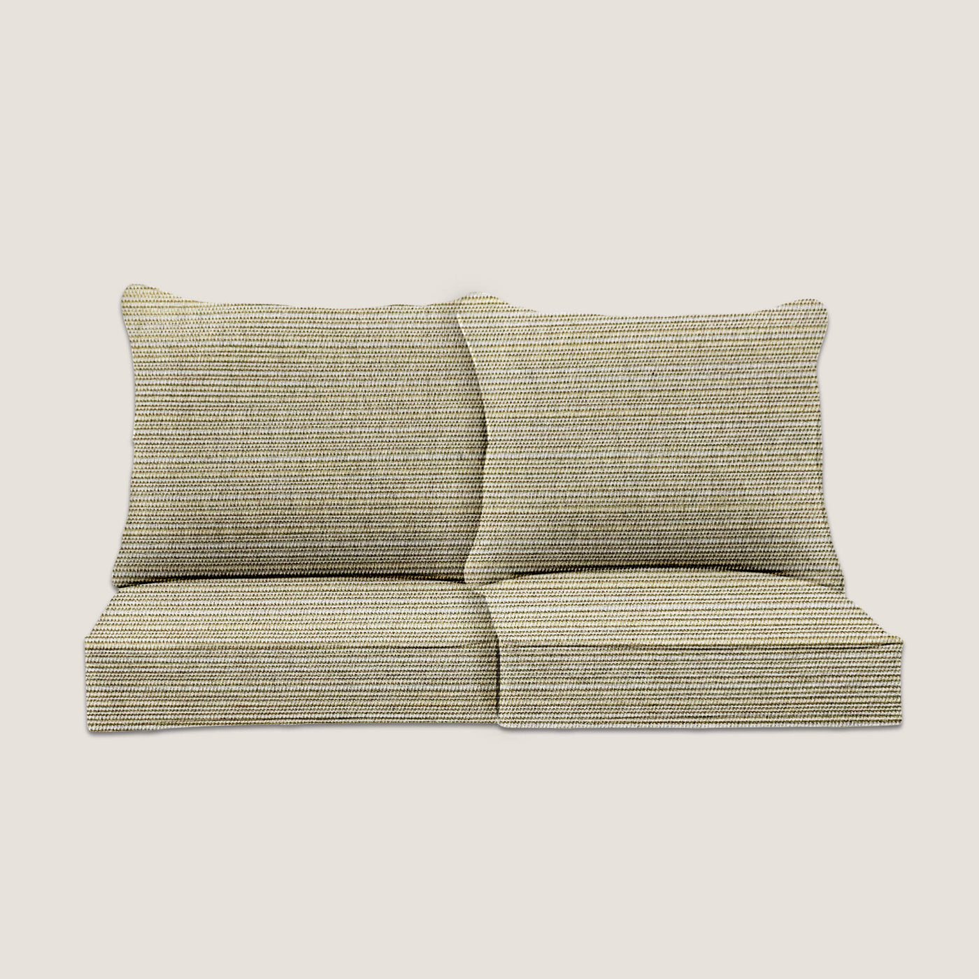 PENGI Outdoor Couch Cushion Set 2 Seats - Bamboo