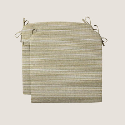 PENGI Dining Seat Cushions Outdoor 2 Packs - Bamboo