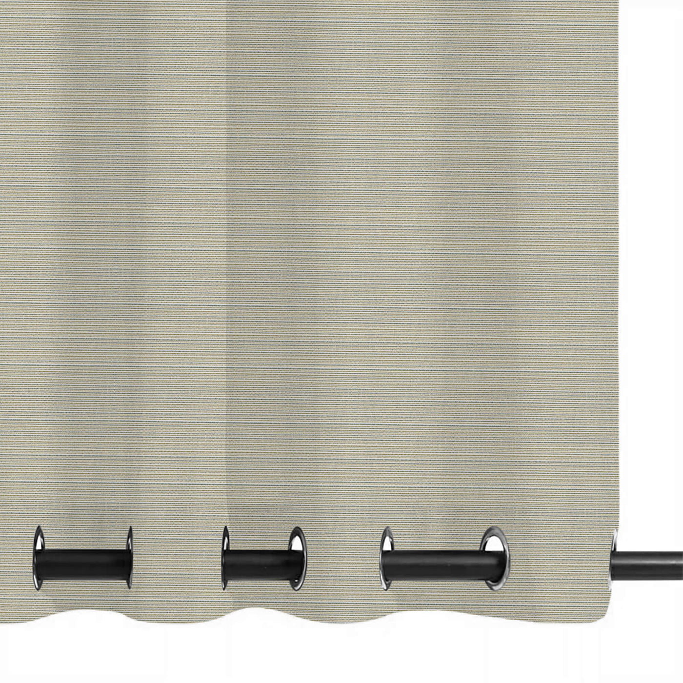 PENGI Outdoor Curtains Waterproof- Bamboo London Fog