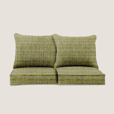 PENGI Outdoor Couch Cushion Set 2 Seats - Bamboo