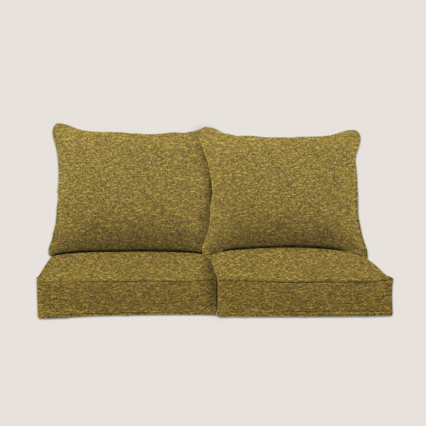 PENGI Outdoor Couch Cushion Set 2 Seats - Desert