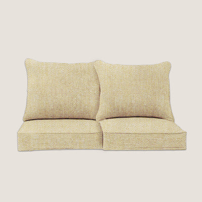 PENGI Outdoor Couch Cushion Set 2 Seats - Canvas