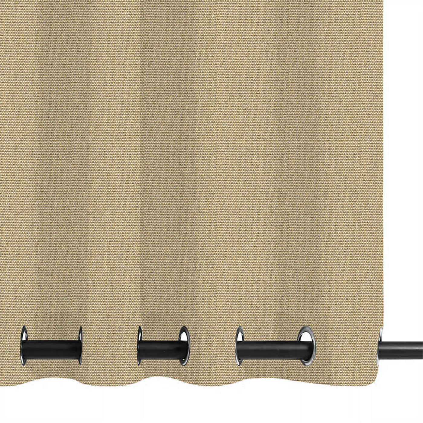 PENGI Outdoor Curtains Waterproof- Canvas Warm Sand