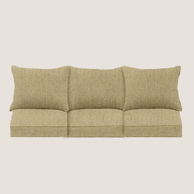 PENGI Outdoor Couch Cushion Set 3 Seats - Canvas