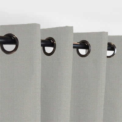 PENGI Outdoor Curtains Waterproof- Canvas Misty Gray