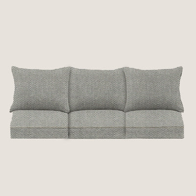 PENGI Outdoor Couch Cushion Set 3 Seats - Canvas