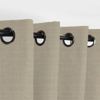 PENGI Outdoor Curtains Waterproof- Canvas Prairie Sand