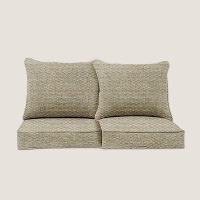 PENGI Outdoor Couch Cushion Set 2 Seats - Canvas