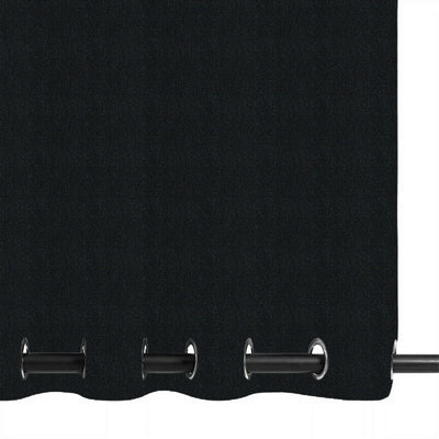 PENGI Outdoor Curtains Waterproof- Canvas Carbon Black
