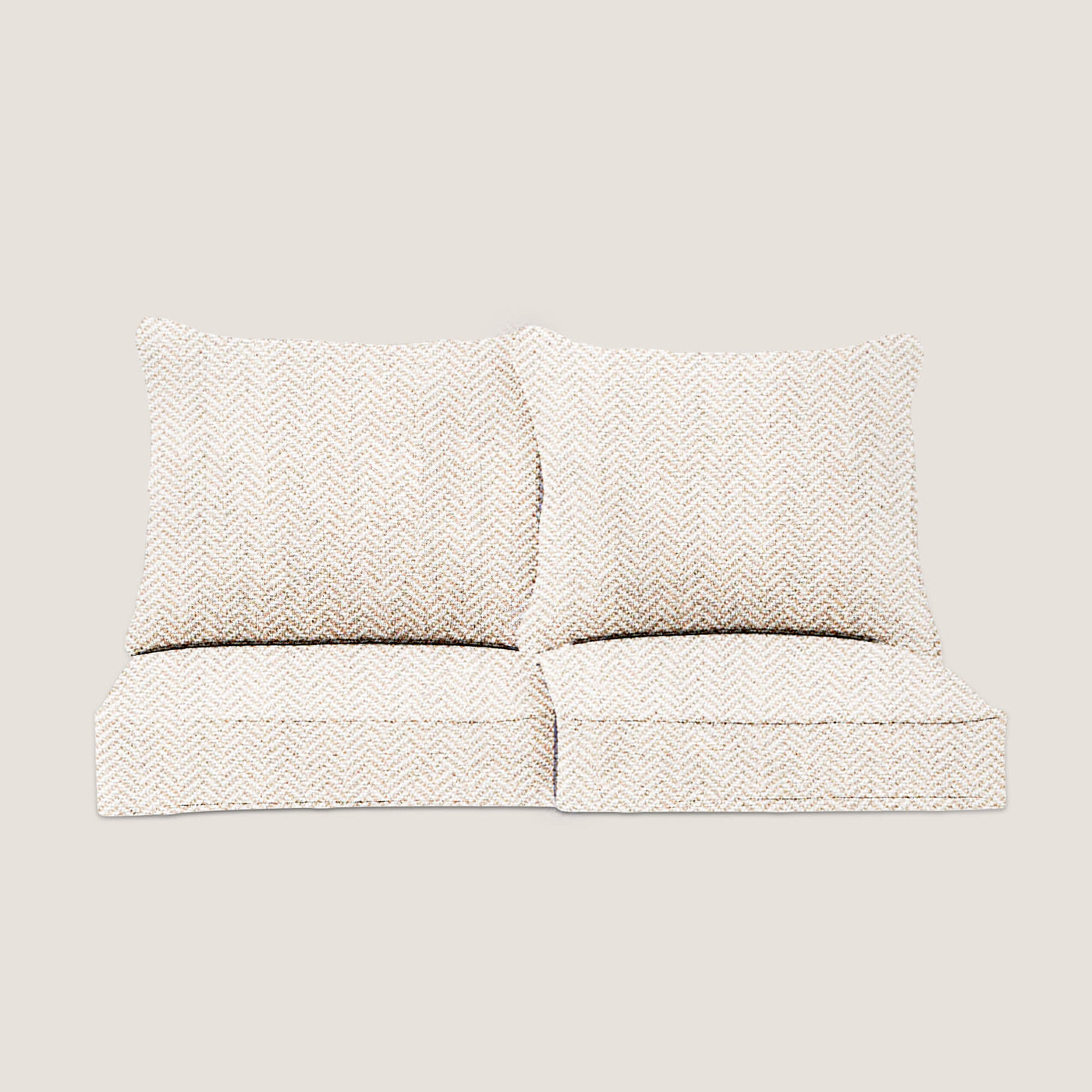 PENGI Outdoor Couch Cushion Set 2 Seats - Herringbone