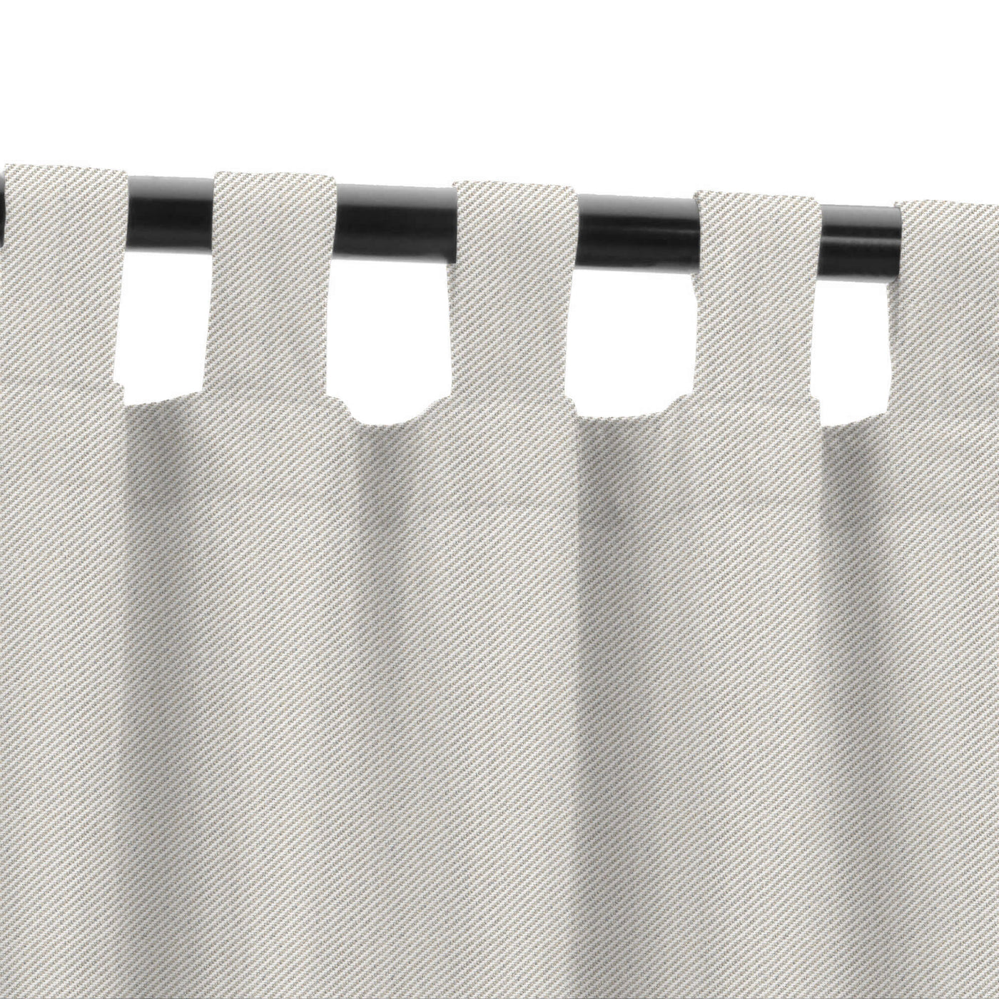 PENGI Outdoor Curtains Waterproof - Twill Bleached Sand