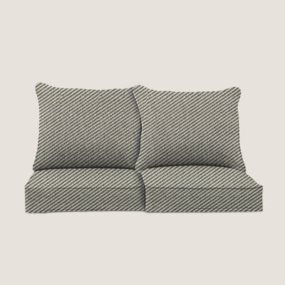 PENGI Outdoor Couch Cushion Set 2 Seats - Twill