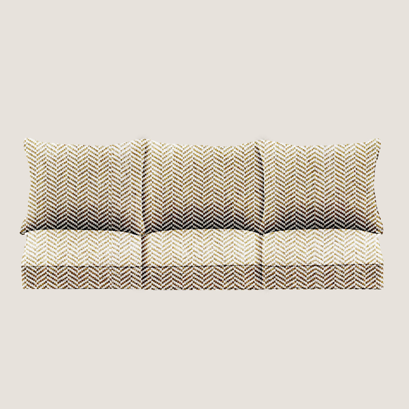 PENGI Outdoor Couch Cushion Set 3 Seats - Herringbone