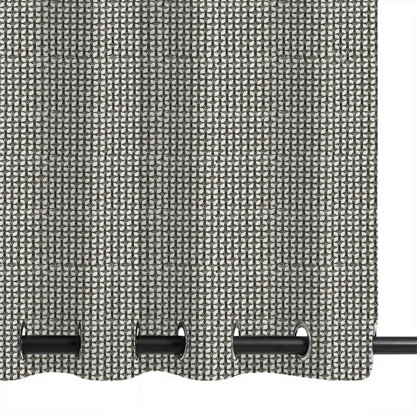 PENGI Outdoor Curtains Waterproof - Furcation Misty Gray