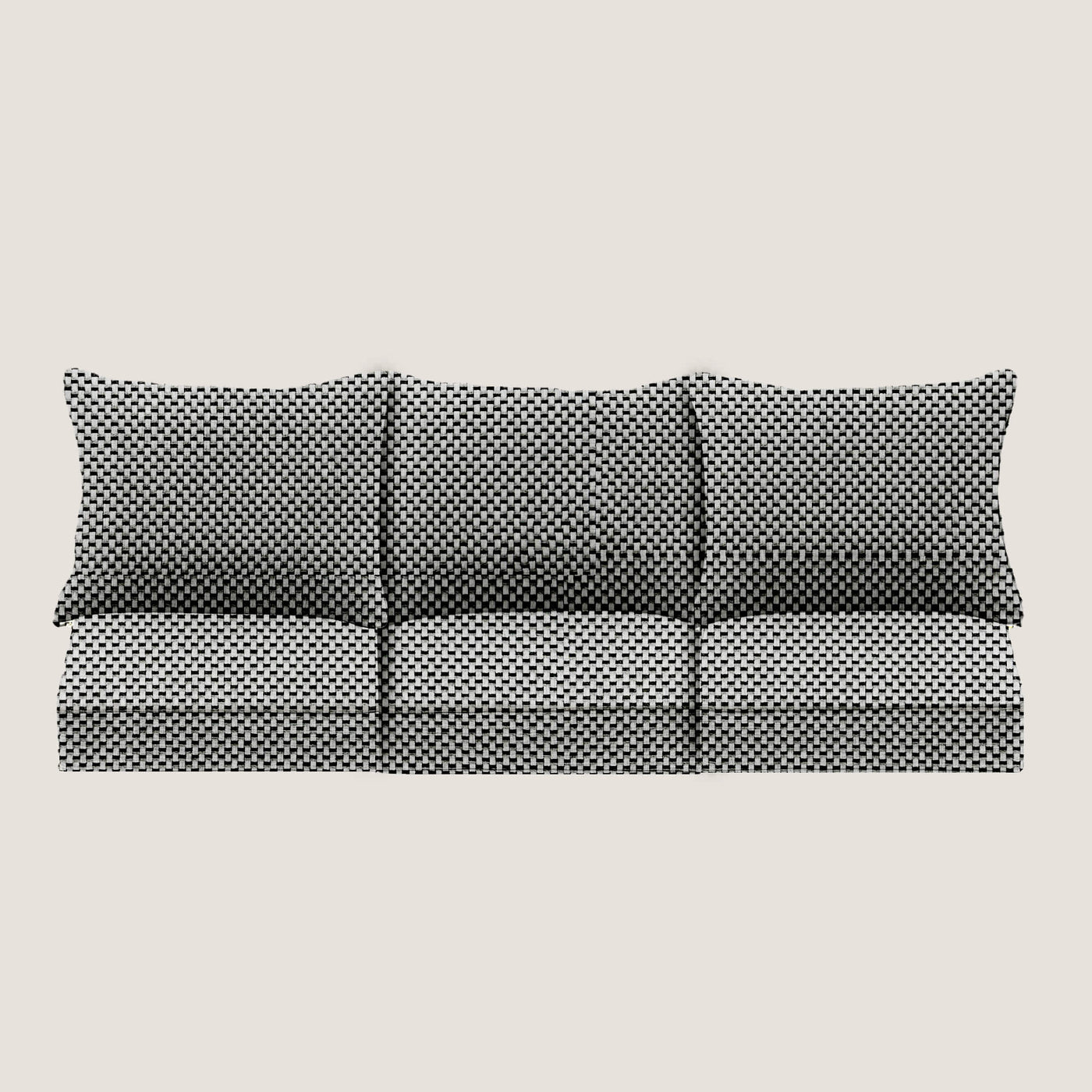 PENGI Outdoor Couch Cushion Set 3 Seats - Grid