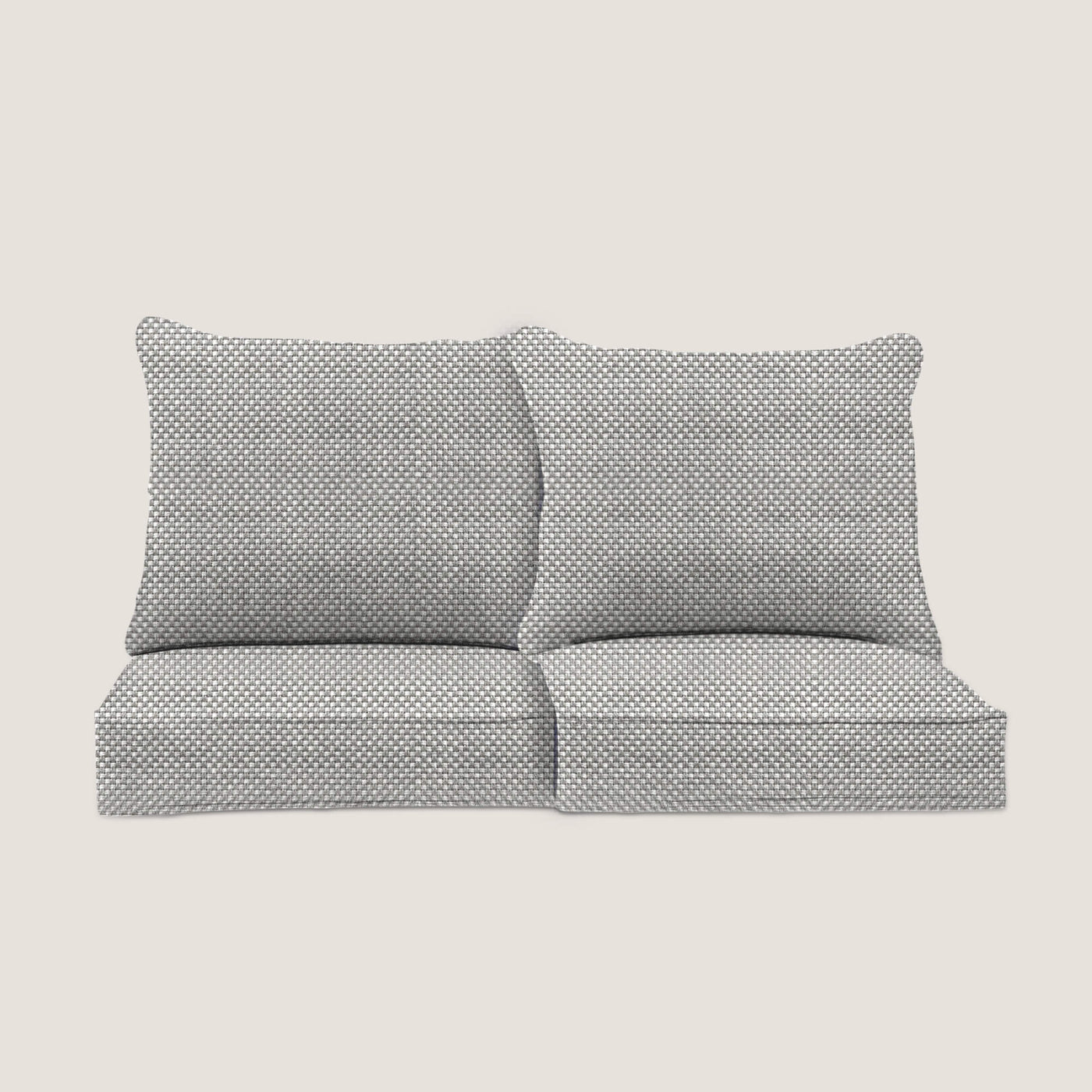 PENGI Outdoor Couch Cushion Set 2 Seats - Repeat