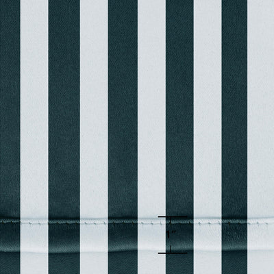 Striped Outdoor Curtains  Waterproof 1 Panel DarkSlateGray