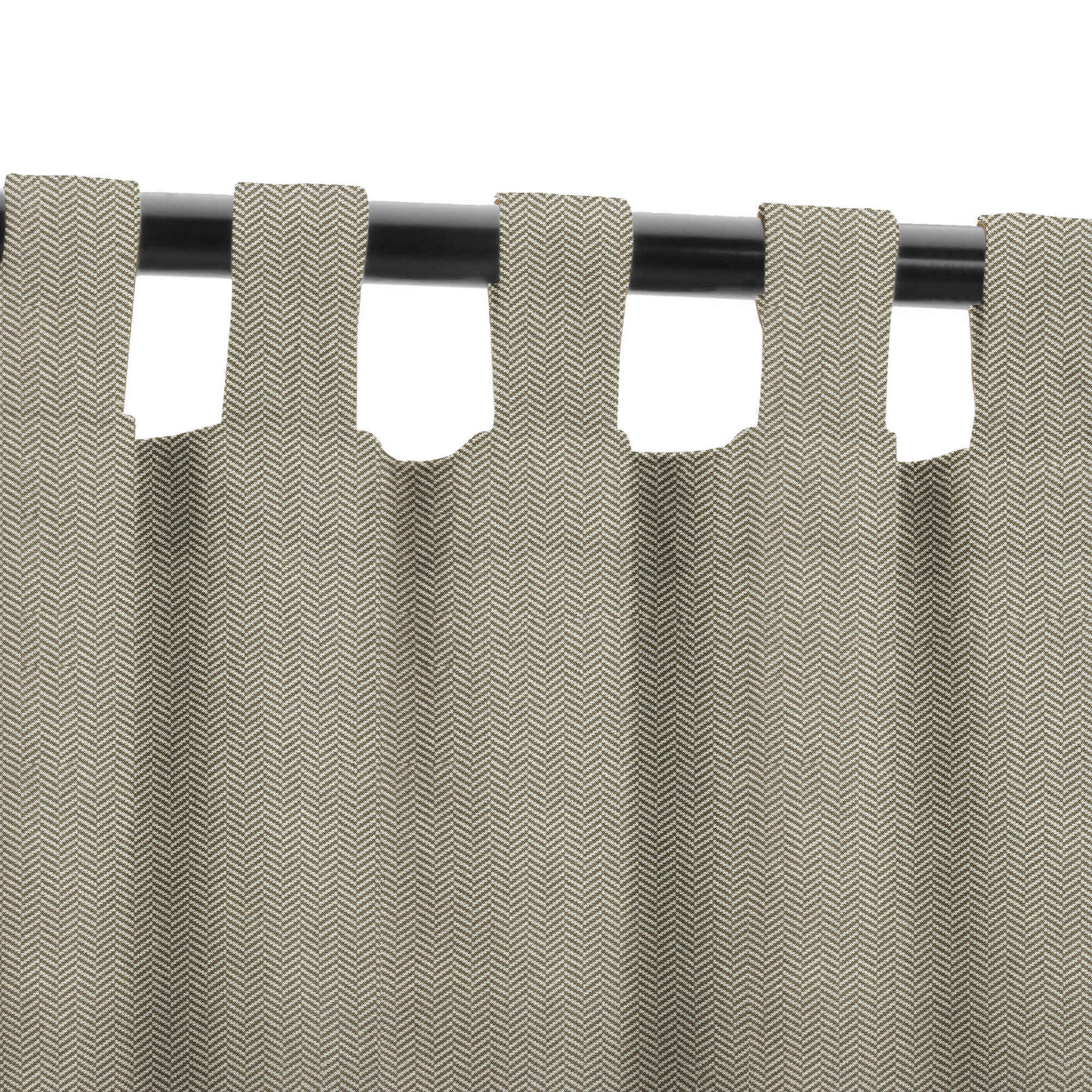 PENGI Outdoor Curtains Waterproof - Herringbone Khaki