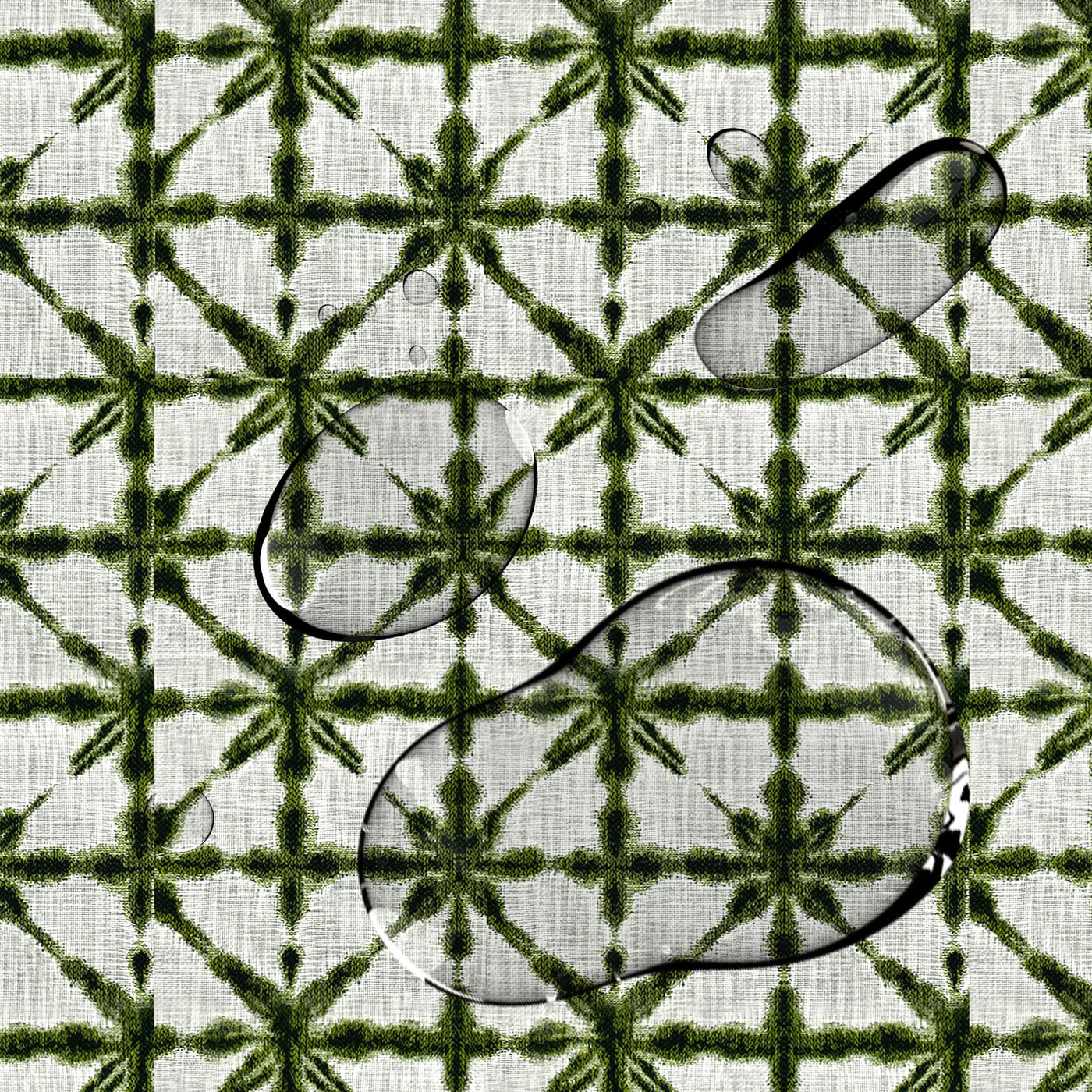 PENGI Outdoor Curtains Waterproof - Shading Grass Green