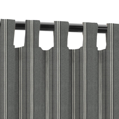 PENGI Outdoor Curtains Waterproof - Stripe Gray