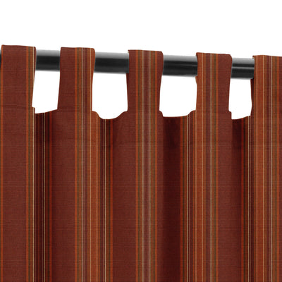 PENGI Outdoor Curtains Waterproof - Stripe Red