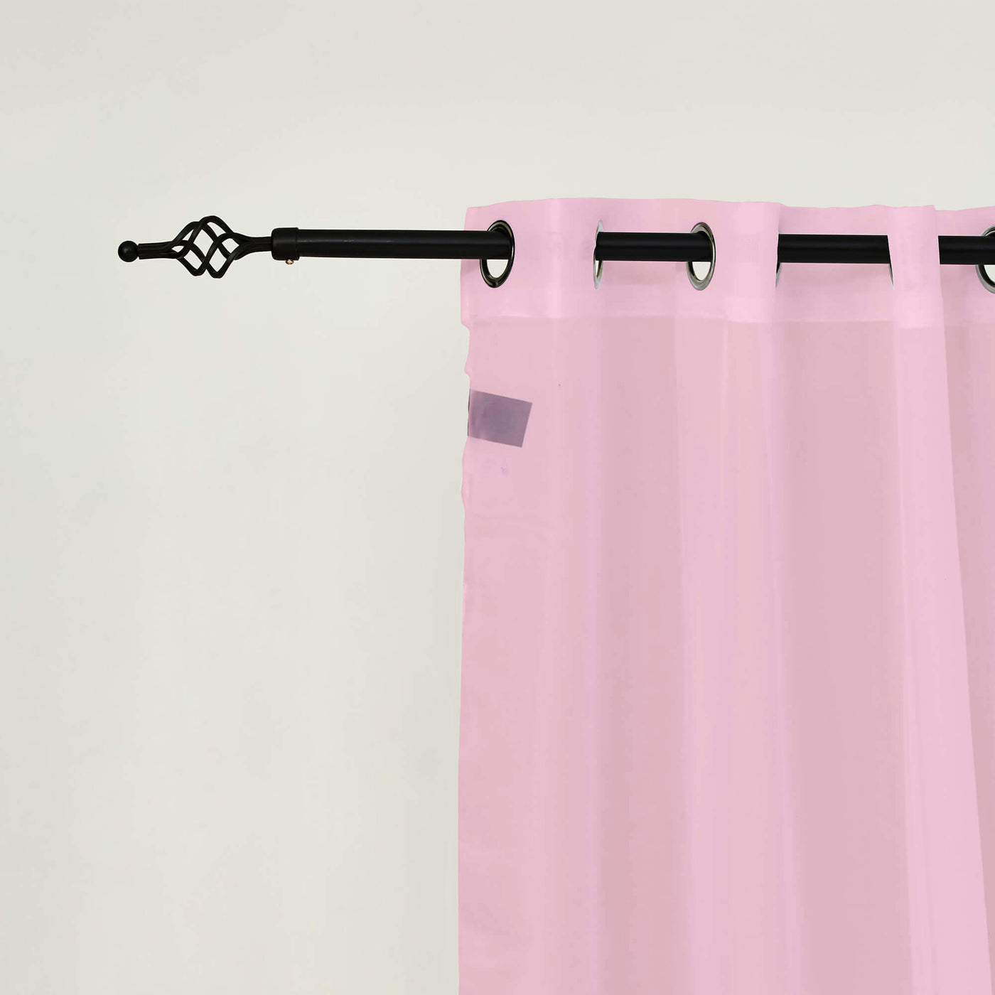 Outdoor Sheer Curtains Waterproof Grommet Top - Pink