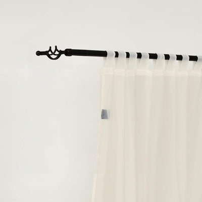 Outdoor Sheer Curtains Waterproof Velcro Tab Top - Flaxen