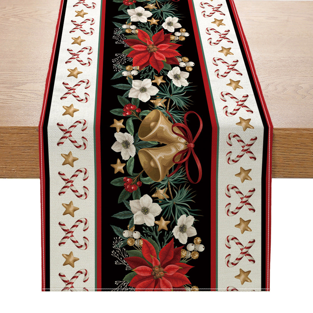 Christmas Linen Table Runner