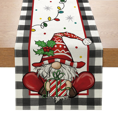 Christmas Linen Table Runner