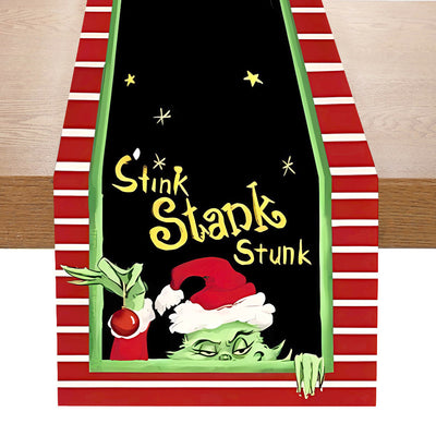 Christmas Linen Table Runner