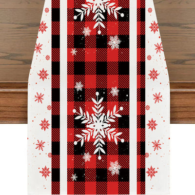 Table Runner with Christmas Pattern