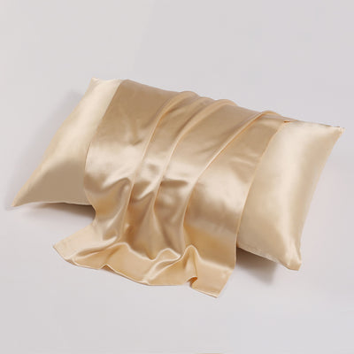 100% Mulberry Silk Pillowcase with Hidden Zipper - Double-Sided 22 Momme for Hair & Skin Care