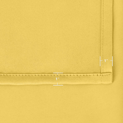 Outdoor Curtains Waterproof Grommet Top 1 Panel - Yellow